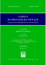 Codice Procedura Penale Rassegna di Giurisprudenza e di Dottrina Vol VIII Libro IX di Lattanzi, Lupo