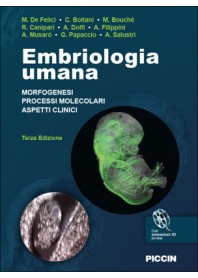 Embriologia Umana di De Felici,  Boitani,  Bouchè, Canipari,  Dolfi, Filippini, Musarò, Papaccio, Salustri