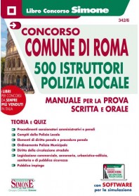 Concorso Comune Roma 500 Istruttori Polizia Locale Manuale e Quiz