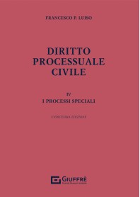 Diritto Processuale Civile Vol. 4 di Luiso