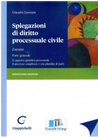 spiegazioni di diritto processuale civile. estratto parte generale