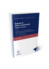 Manuale di Diritto Costituzionale Italiano ed Europeo Vol.I di Romboli, Dal Canto, Malfatti, Panizza, Pertici, Rossi