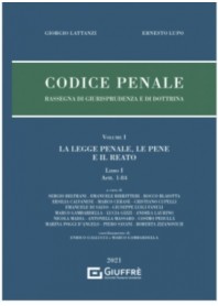 Codice Penale Rassegna di Giurisprudenza e di Dottrina Vol I Tomo I di Lattanzi, Lupo