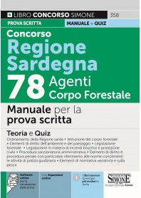 Concorso Regione Sardegna 78 Agenti Corpo Forestale