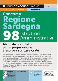 Concorso Regione Sardegna 98 Istruttori Amministrativi