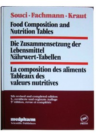 Food Composition and Nutrition Tables di Souci, Frachmann, Kraut