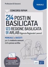 Concorsi 214 posti ARLAB e Regione Basilicata