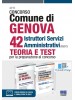 concorso comune di genova 42 istruttori servizi amministrativi (cat. c).