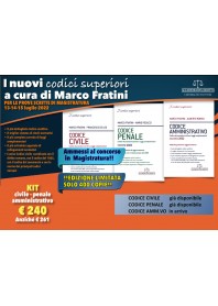 Offerte 3 Codici Magistratura Accademia del Diritto di Fratini, Romeo, De Leo, Pesucci