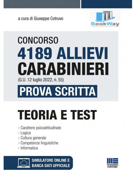 concorso 4189 allievi carabinieri. prova scritta. teoria e test