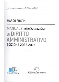 manuale sistematico di diritto amministrativo 2022-2023