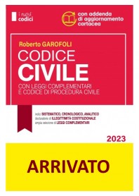 CODICE  CIVILE. I NUOVI CODICI 2023 di Garofoli 9791254703465