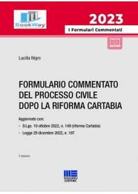 formulario commentato del processo civile dopo la riforma cartabia