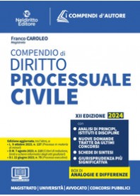 COMPENDIO DI DIRITTO PROCESSUALE E CIVILE di CAROLEO FRANCO