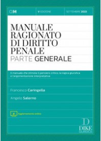 MANUALE RAGIONATO DI DIRITTO PENALE di CARINGELLA FRANCESCO