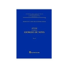 Studi in Onore di Giorgio De Nova di De Nova